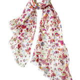 Alpine Cashmere Garden Song Scarf in Multi