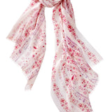 Alpine Cashmere Mozaic Scarf in Pink/Lilac