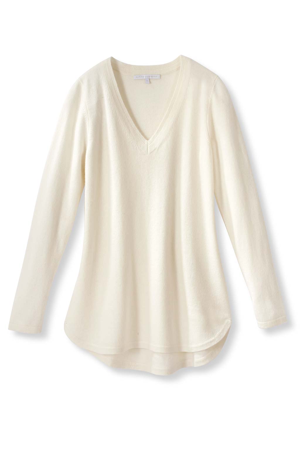100% cashmere sweater tunic