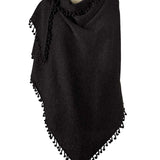 Cashmere Pom Pom Wrap