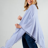 Cashmere Pom Pom Wrap