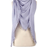 Cashmere Pom Pom Wrap