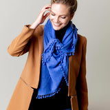 Cashmere Pom Pom Wrap