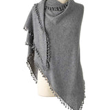 Cashmere Pom Pom Wrap