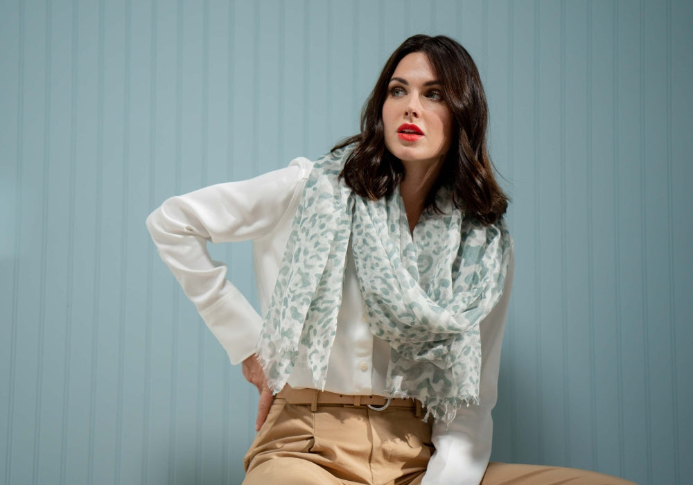 Alpine Cashmere lightweight felted cashmere scarves