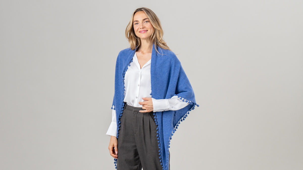 Alpine Cashmere knitted cashmere wraps and shawls