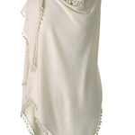 Cashmere Pom Pom Wrap