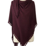 Cashmere Pom Pom Wrap