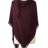 Cashmere Pom Pom Wrap