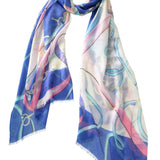 Cavallo Scarf - Sapphire