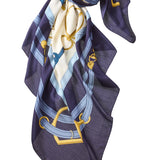 Grande Siena Scarf - Navy