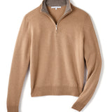 Men's Quarter Zip - Caramel/Toast