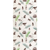 Monkey Business Scarf - Fuchsia/Fern