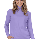 Pima Cotton Turtleneck Sweater - Hyacinth