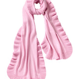 Ruffle Oblong Wrap - Blush