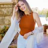 Alpine Cashmere Featherweight Alta Scarf in Oyster Ivory White