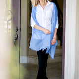 Alpine Cashmere Featherweight Alta Scarf in Periwinkle Blue