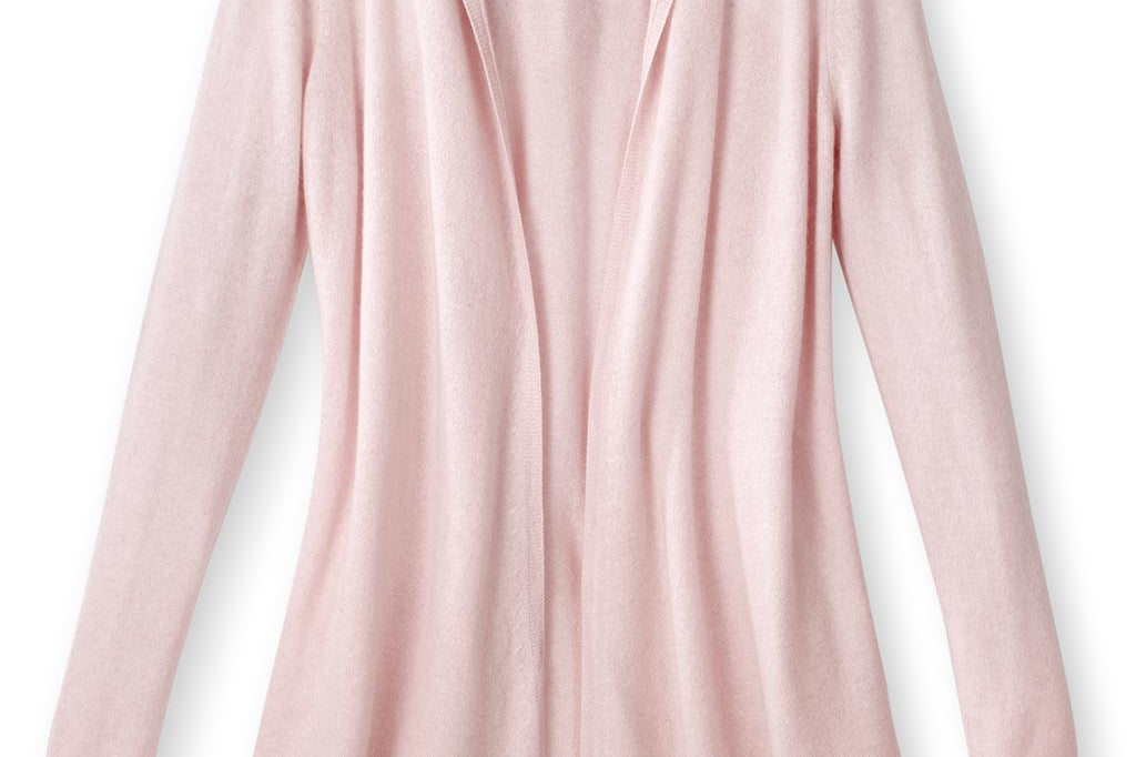 Alpine Cashmere's 100% Cashmere Casual Hoodie in Ballet Pink, Chosen as Oprah's Favorite Thing in 2020