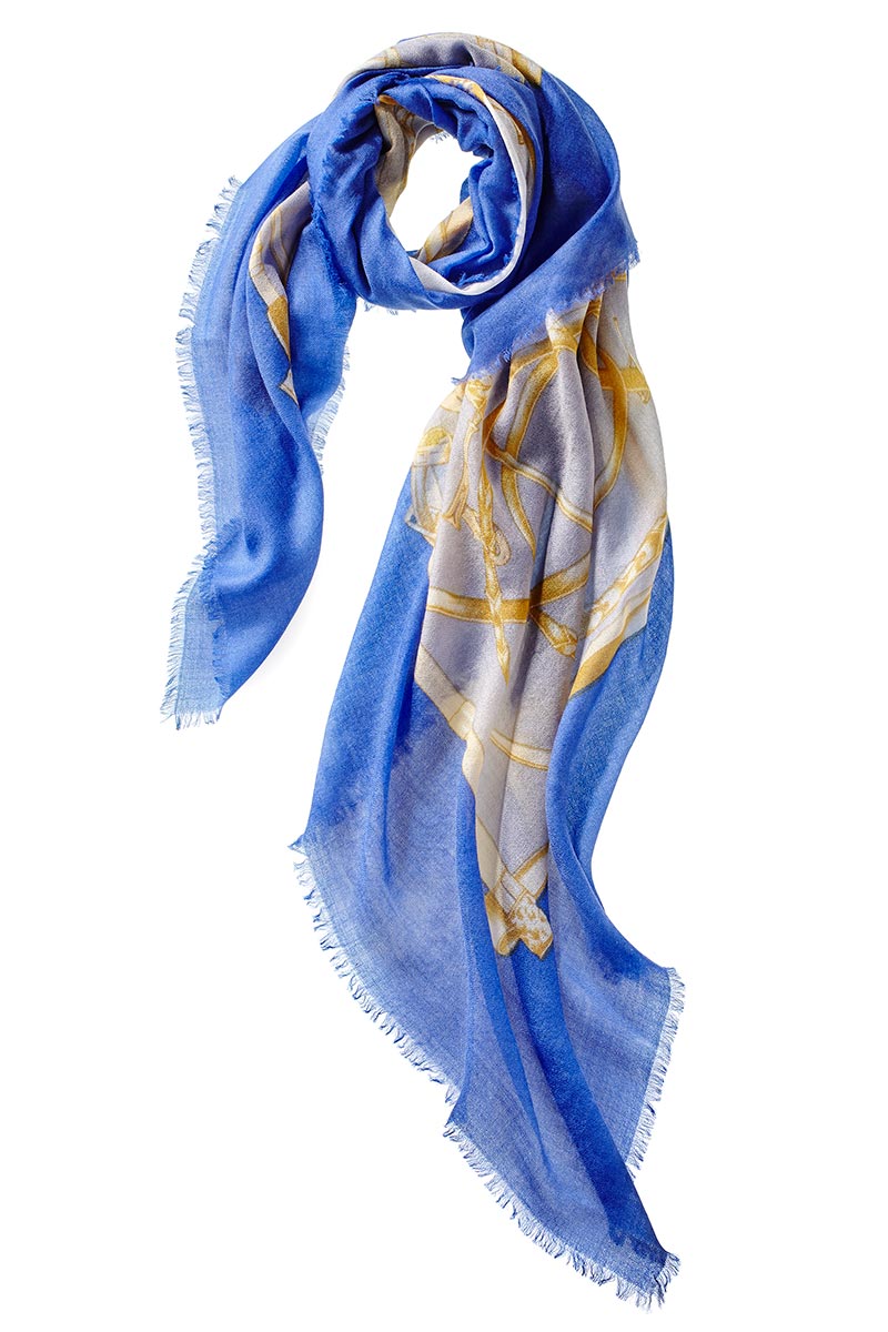 Alpine Cashmere Featherweight Square Cavaliere Scarf in 