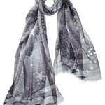 Alpine Cashmere Featherweight Cirque Shawl in Ash Gray