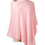 Alpine Cashmere's Classic Poncho in Blush Pink