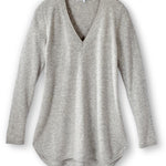 100% cashmere sweater tunic