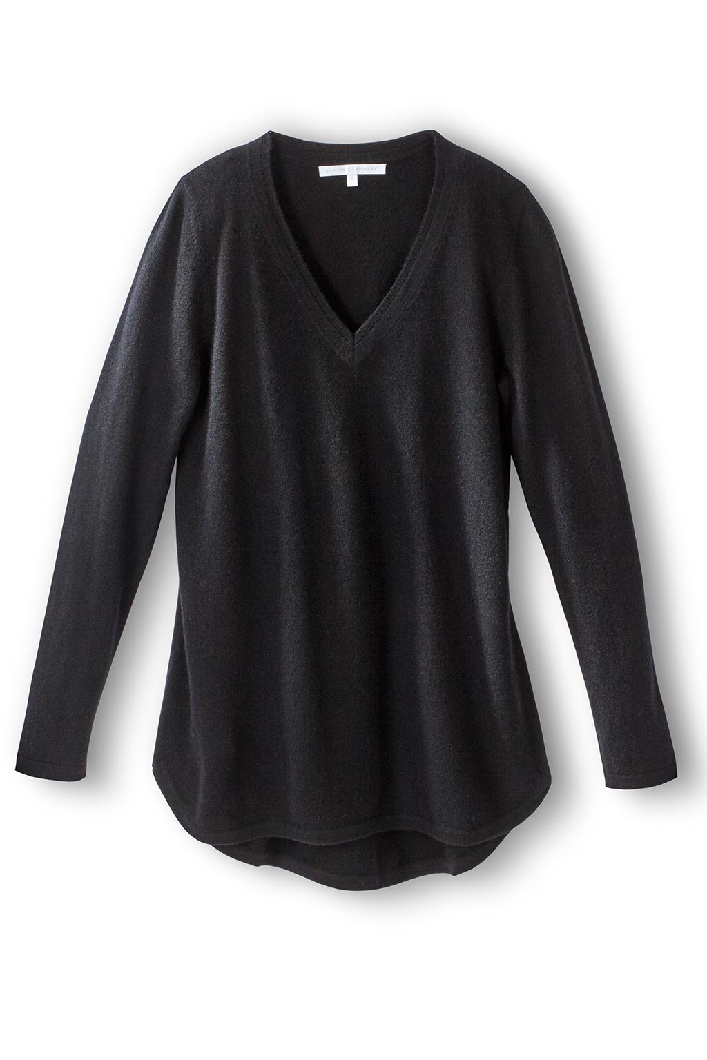 100% cashmere sweater tunic