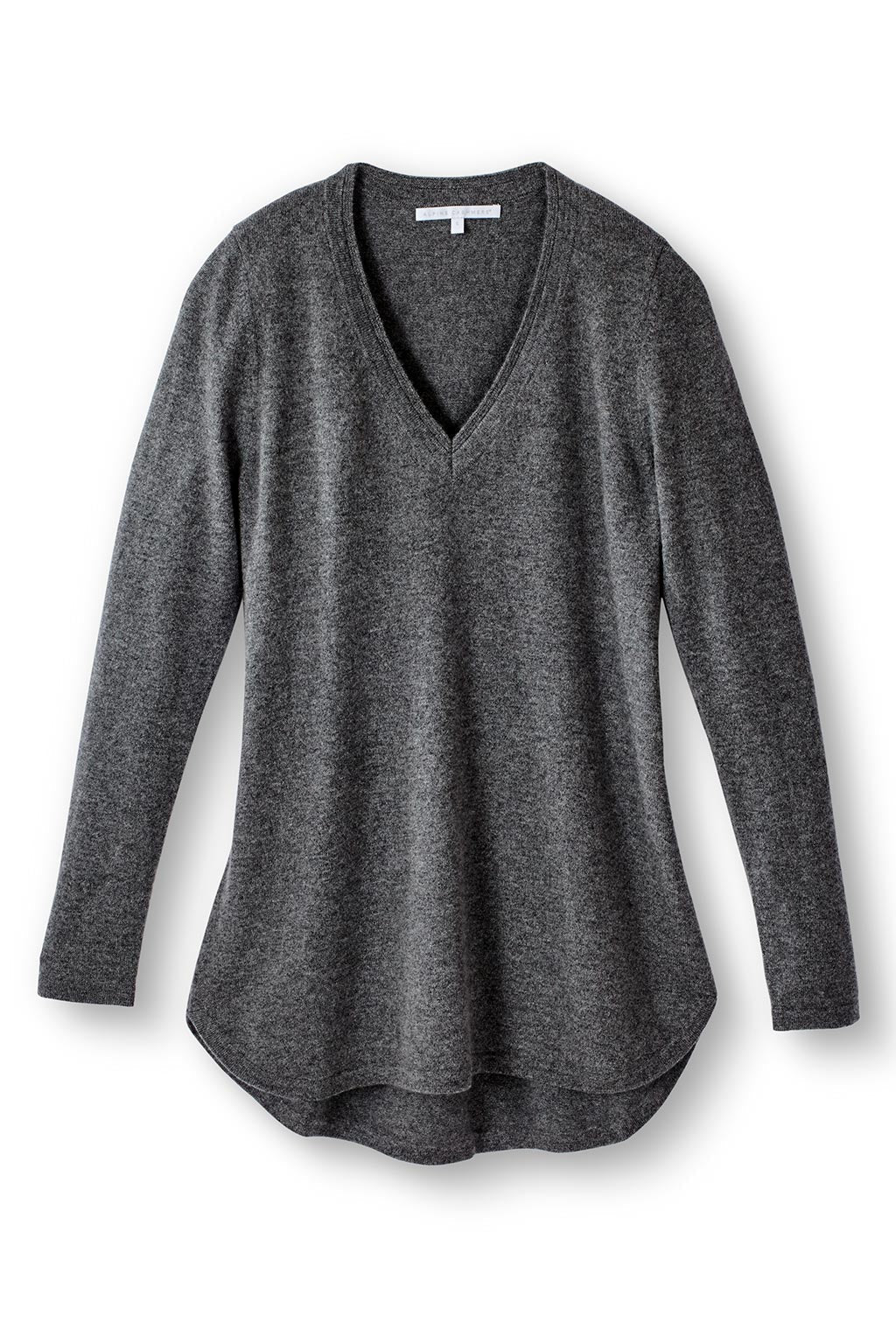 100% cashmere sweater tunic