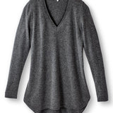 100% cashmere sweater tunic