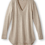 100% cashmere sweater tunic