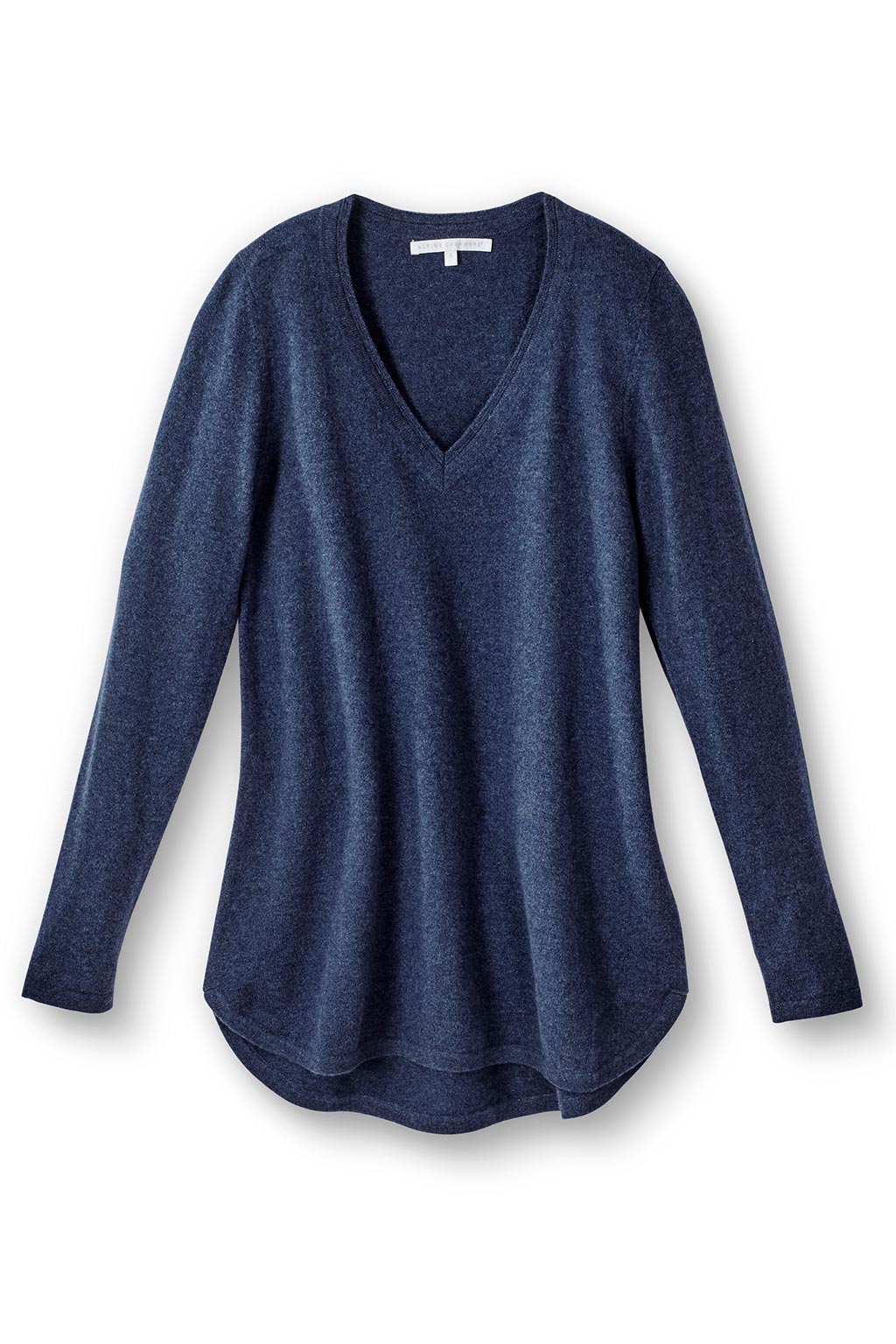 100% cashmere sweater tunic