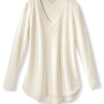 100% cashmere sweater tunic