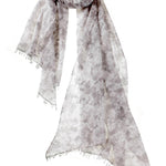 Alpine Cashmere Clouds Scarf in Grays