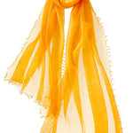 Alpine Cashmere Alta Scarf in Squash Yellow