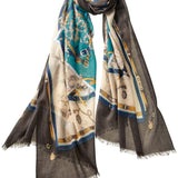 French Lily Scarf - Camel