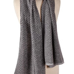 Herringbone Cashmere Travel Wrap