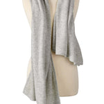 Alpine Cashmere Passport Travel Wrap in Flint Gray