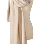 Alpine Cashmere Passport Travel Wrap in Oatmeal