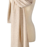 Alpine Cashmere Passport Travel Wrap in Oatmeal
