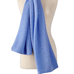 Alpine Cashmere Passport Travel Wrap in Wave Blue