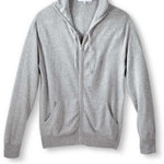 Alpine Cashmere Men's Hoodie in Birch Gray