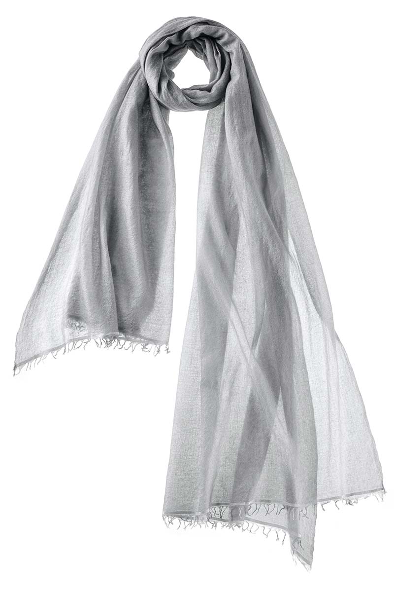 Alpine Cashmere Felted Cashmere Passport Scarf in Drizzle