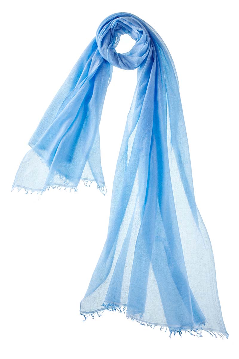 Alpine Cashmere Felted Cashmere Passport Scarf in Lagoon