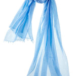 Alpine Cashmere Felted Cashmere Passport Scarf in Lagoon