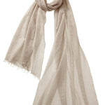 Alpine Cashmere Felted Cashmere Passport Scarf in Oat