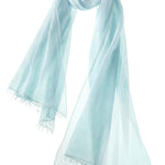 Alpine Cashmere Felted Cashmere Passport Scarf in Seafoam 