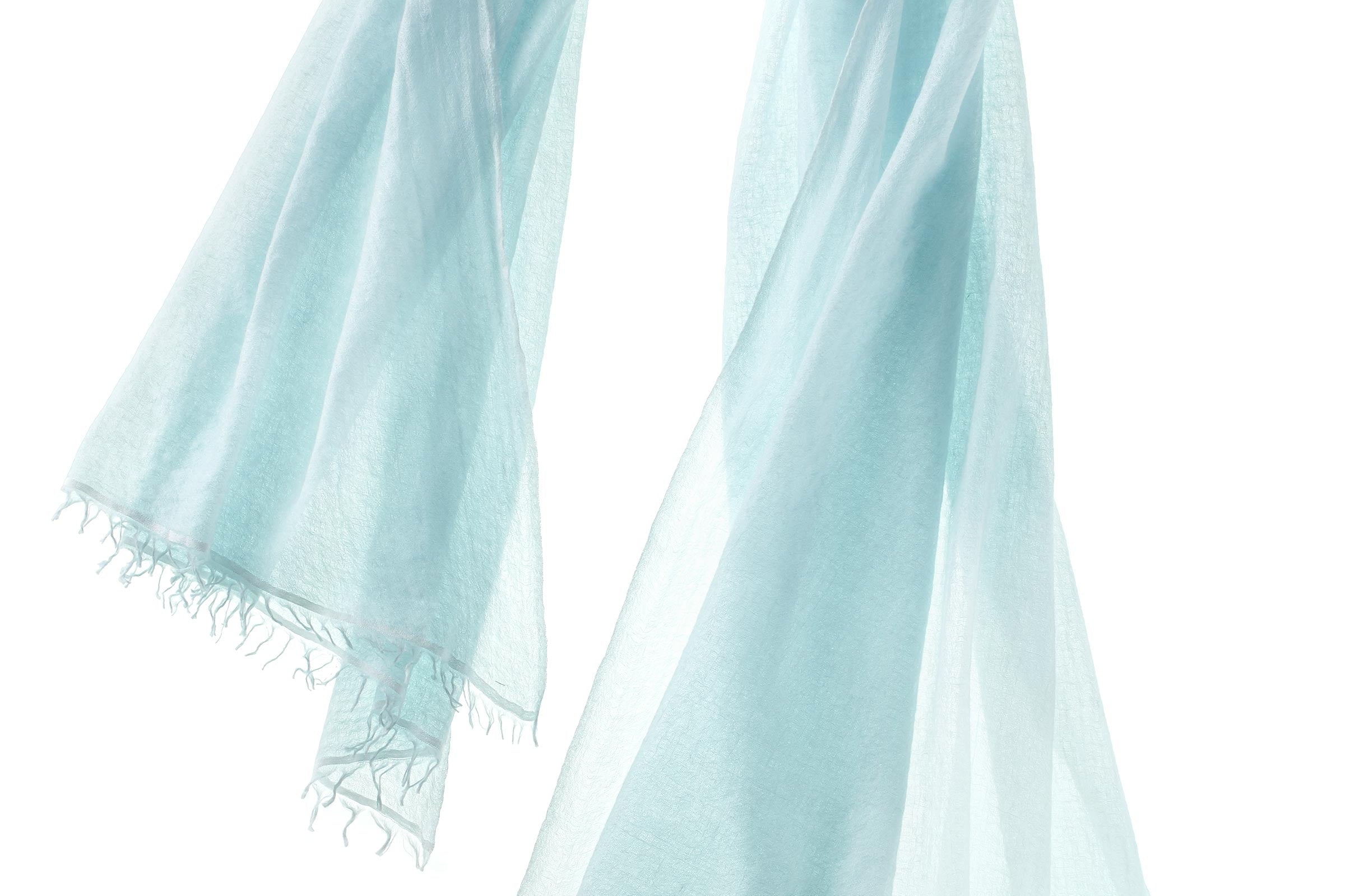 Alpine Cashmere Felted Cashmere Passport Scarf in Seafoam 