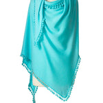 Cashmere Pom Pom Wrap