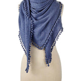 Cashmere Pom Pom Wrap