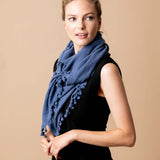 Cashmere Pom Pom Wrap